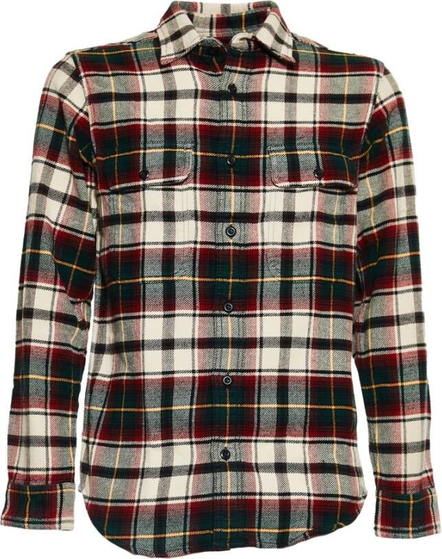 Filson Mannen & Kledingoverhemden Quadbeige Aw22 Bruin Heren