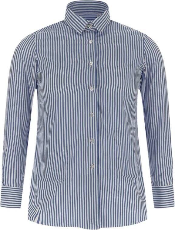 Finamore Alledaagse t-shirts Blauw Heren