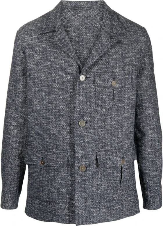 Finamore Blazerjas Blauw Heren