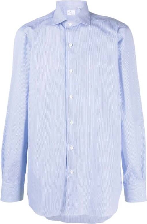 Finamore Formal Shirts Blauw Heren