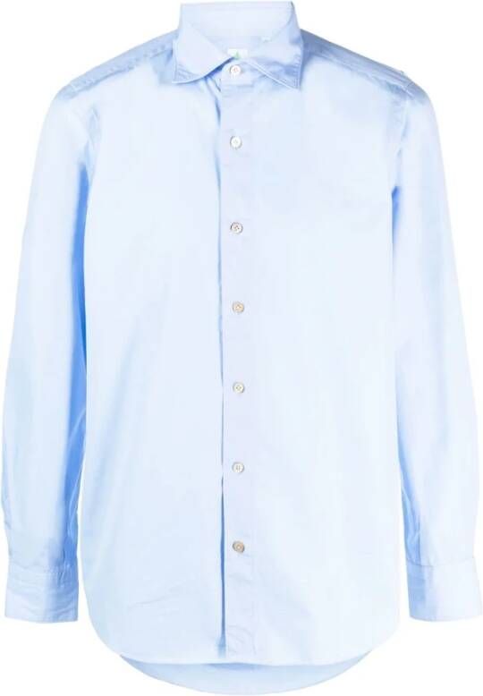 Finamore Formal Shirts Blauw Heren