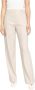 Fiveunits Elegante Zandkleurige Linnen Broek Beige Dames - Thumbnail 1