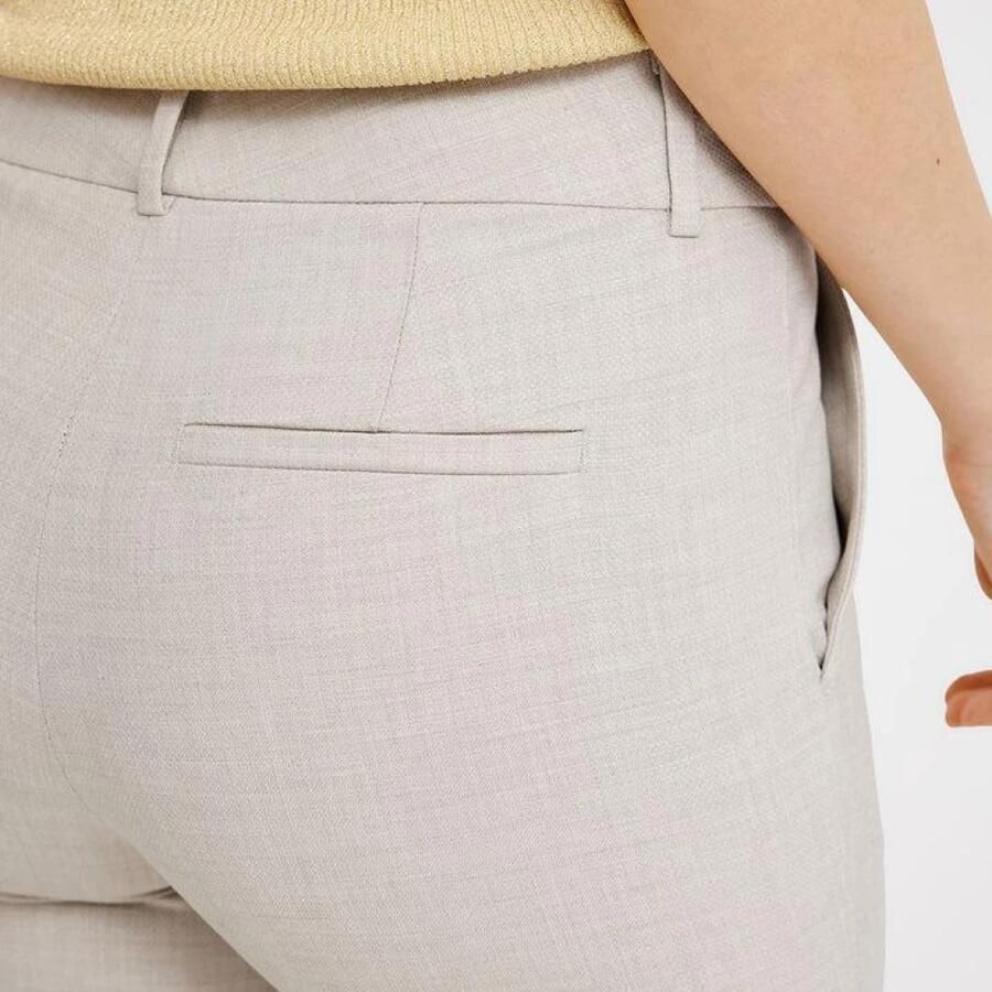 Fiveunits Sand Melange Stijlvolle Broek Gray Dames - Foto 5