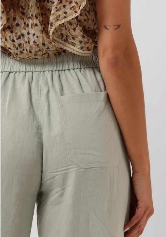 Fiveunits Wijde Groene Broek Linea Green Dames