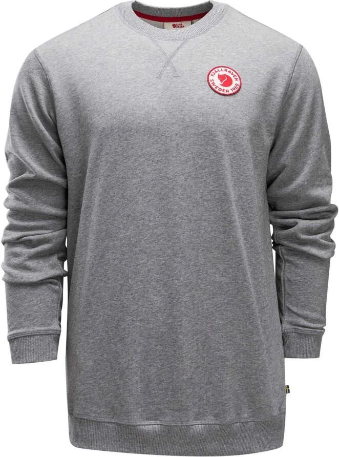 Fjällräven 1960 Logo Heren Sweatshirt Grijs Melange Gray Heren