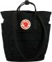 Fjällräven Zwarte Totepack Rugzak Waterdichte Schoudertas Black Unisex - Thumbnail 3