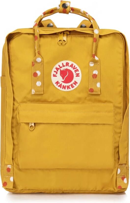 Fjällräven Rugzak Fjallraven FJÄLLRÄVEN Kanken Backpack Ochre-Confetti Pattern