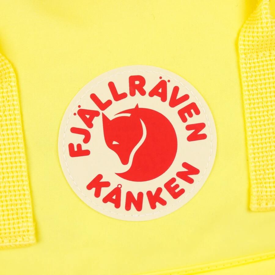 Fjällräven Gele Stoffen Rugzak met Meerdere Zakken Yellow Unisex