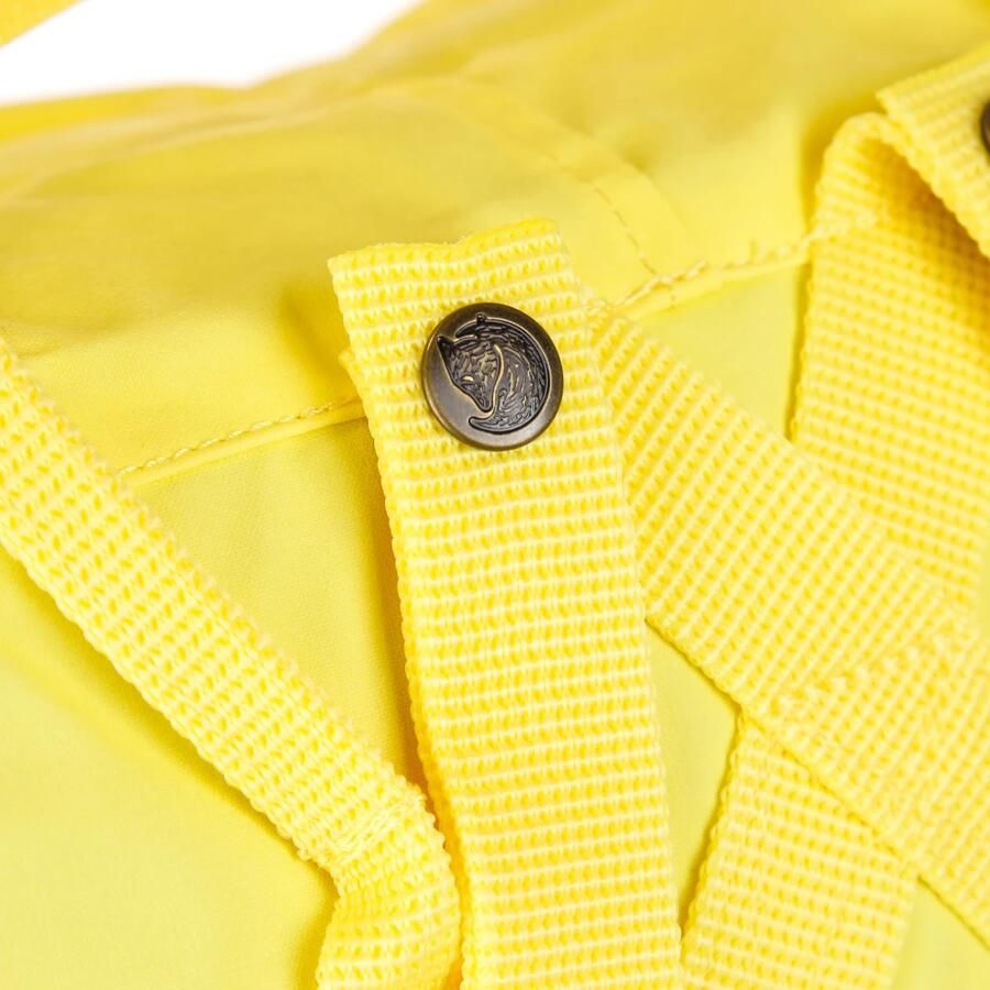 Fjällräven Gele Stoffen Rugzak met Meerdere Zakken Yellow Unisex - Foto 2