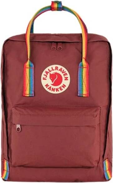 Fjällräven rugzak Kanken Rainbow ox red-rainbow pattern