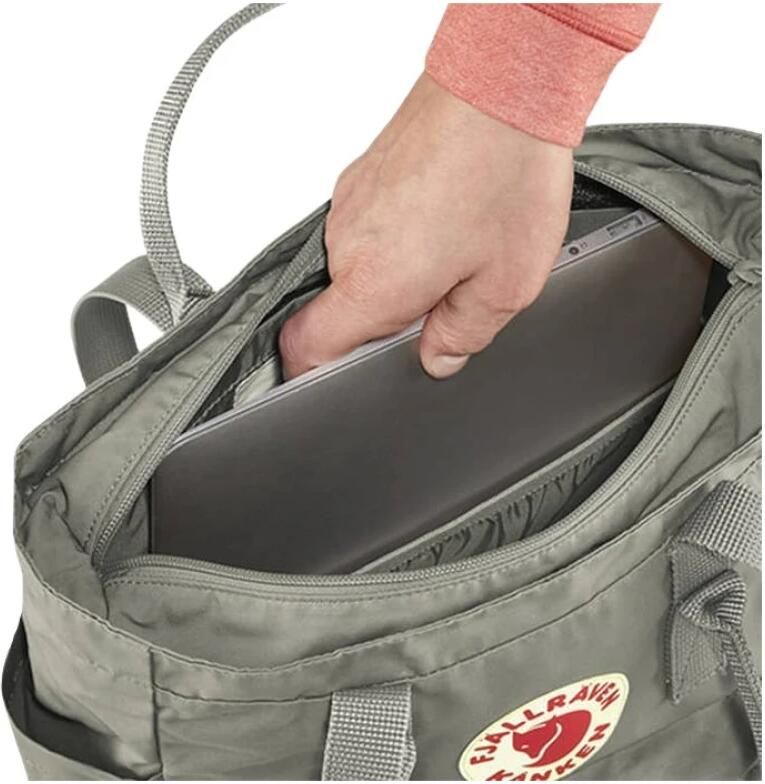 Fjällräven Zwarte Totepack Rugzak Waterdichte Schoudertas Black Unisex - Foto 4