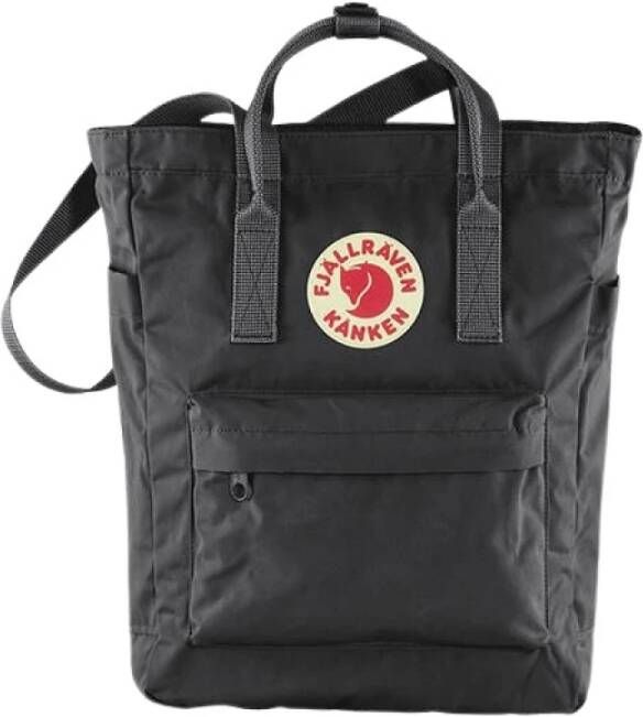 Fjällräven Zwarte Totepack Rugzak Waterdichte Schoudertas Black Unisex