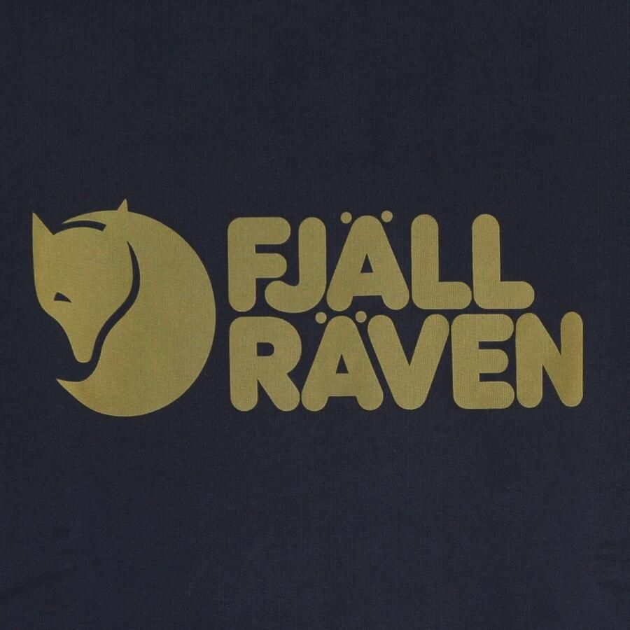 Fjällräven Logo Crewneck Sweatshirt Donkerblauw Blue Heren - Foto 2