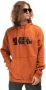 Fjällräven Heren Hoodie Regular Fit Baksteen Rood Orange Heren - Thumbnail 1