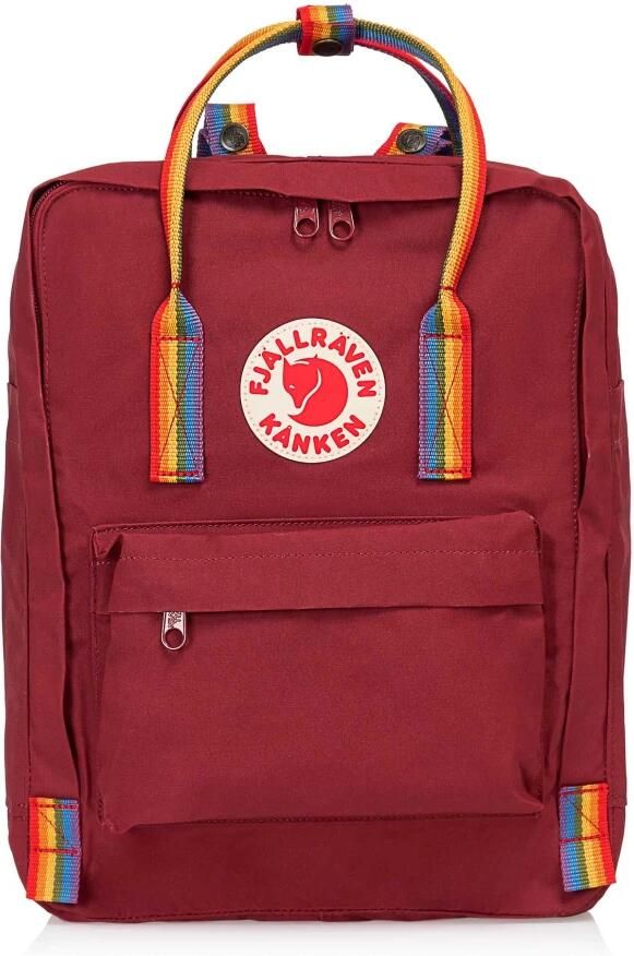 Fjällräven rugzak Kanken Rainbow ox red-rainbow pattern