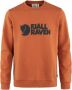 Fjällräven Terracotta Brown Logo Crewneck Sweatshirt Orange Heren - Thumbnail 3