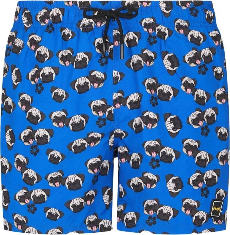 F**k Beachwear Blauw Heren