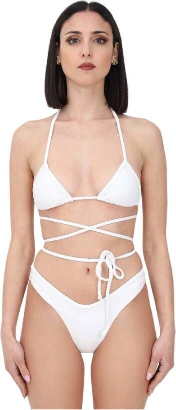 F**k Driehoek Amerikaanse Bikini Wit White Dames