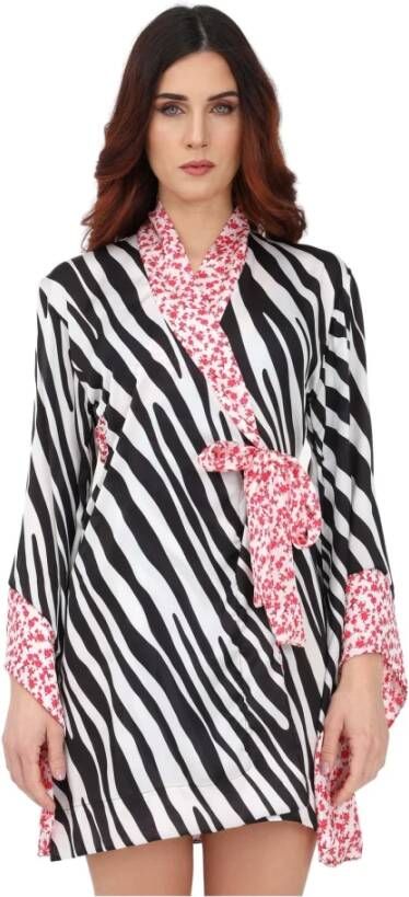 F**k Damescape met Bloemenrand Multicolor Dames