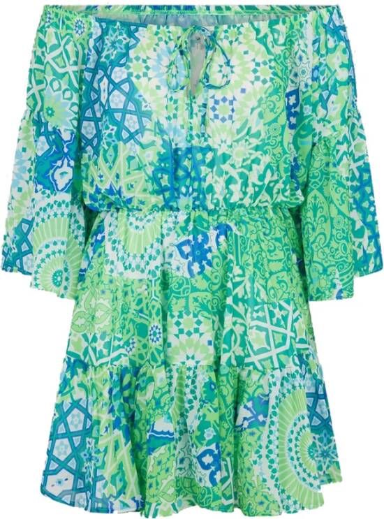 F**k Summer Dresses Groen Dames