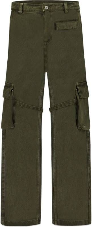 Flaneur Homme Heren Phone Pocket Cargo Groen Green Heren