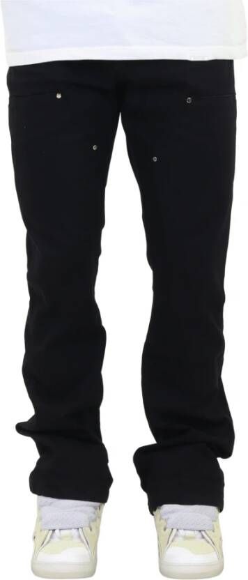 Flaneur Homme Carpenter Flared Jeans Zwart Heren