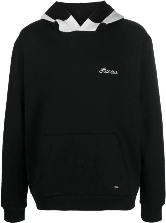 Flaneur Homme Sweaters Black Zwart Heren