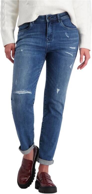 Florez Stijlvolle Jeans voor Heren Blauw Dames