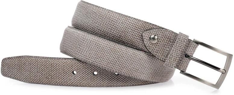 Floris van Bommel Stijlvolle Riem Cfm-10092 Beige Heren
