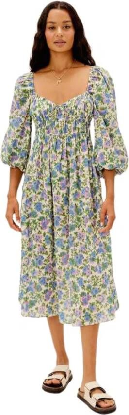 For Love & Lemons Cassandra Maxi -jurk Blauw Dames