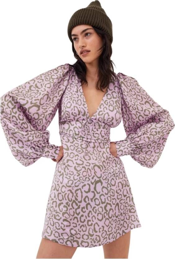 For Love & Lemons Korte jurken Purple Dames