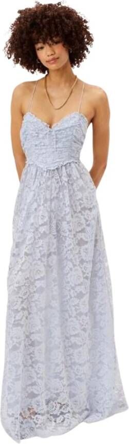 For Love & Lemons Maxi jurk Blauw Dames