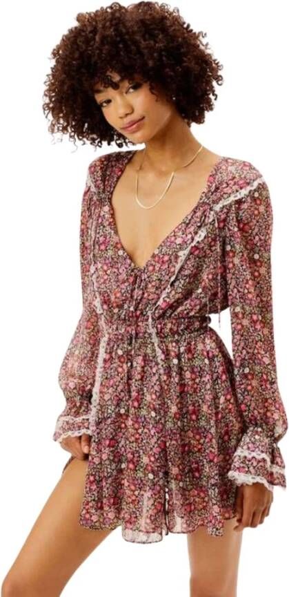 For Love & Lemons mini-jurk Rood Dames