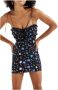 For Love & Lemons Mini robin dress Zwart Dames - Thumbnail 1