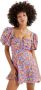 For Love & Lemons Mini Sasha -jurk Roze Dames - Thumbnail 1
