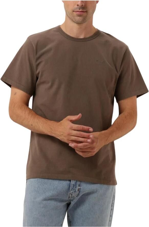 FORÉT Forét Heren Polo's & T-shirts Bass T-shirt Bruin - Foto 3