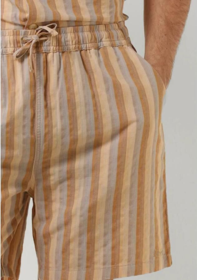 Forét Bruine Seersucker Shorts voor de Zomer Multicolor Heren