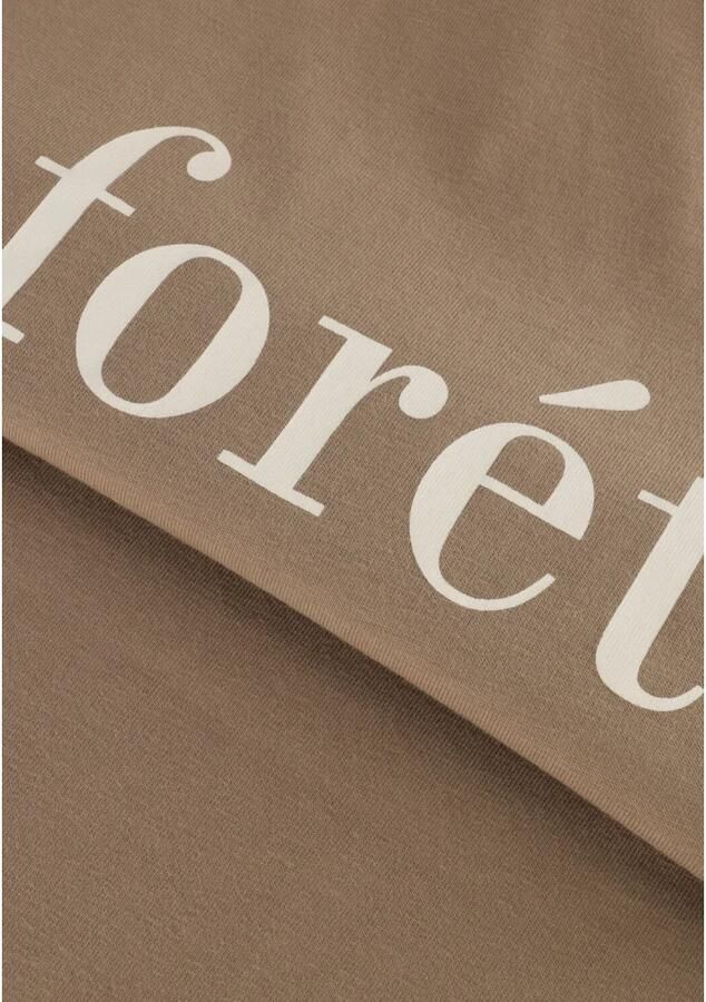 FORÉT Forét Heren Polo's & T-shirts Still T-shirt Taupe