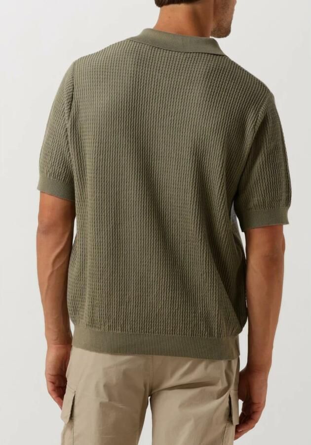 FORÉT Forét Heren Polo's & T-shirts Moment Half Zip Knit Groen - Foto 2