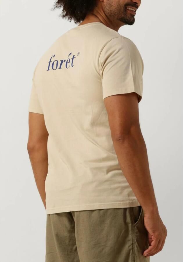 FORÉT Forét Heren Polo's & T-shirts Still T-shirt Zand - Foto 2
