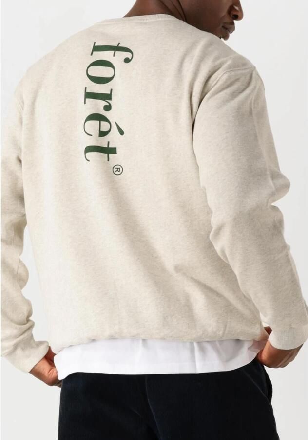 FORÉT Forét Heren Truien & Vesten Ocean Sweatshirt Beige - Foto 2
