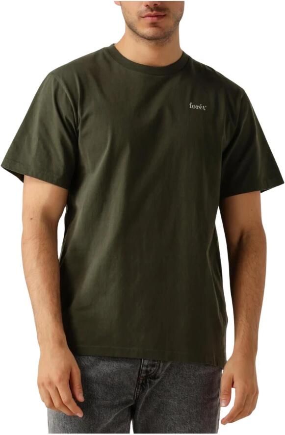 FORÉT Forét Heren Polo's & T-shirts Ocean T-shirt Groen - Foto 3
