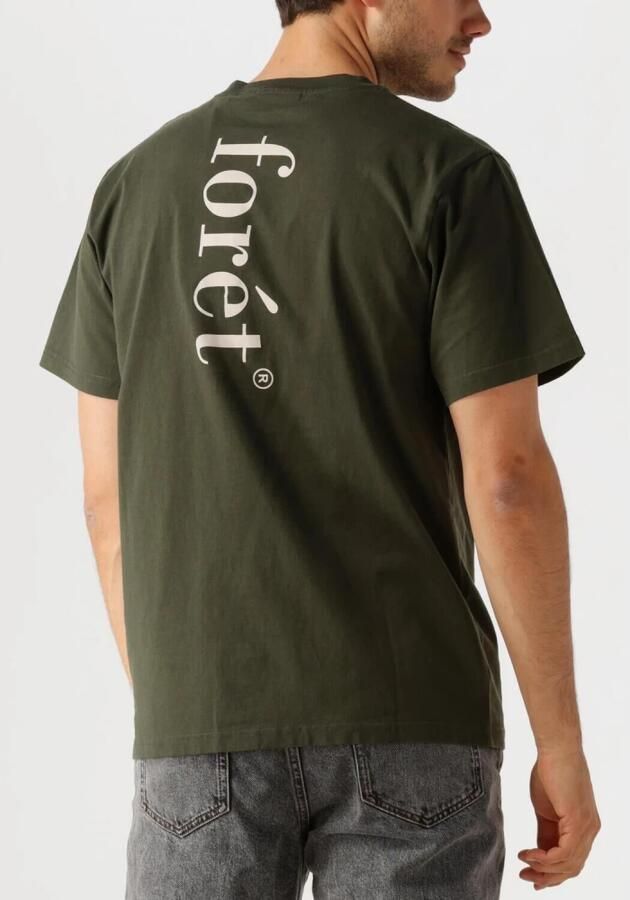 FORÉT Forét Heren Polo's & T-shirts Ocean T-shirt Groen - Foto 2