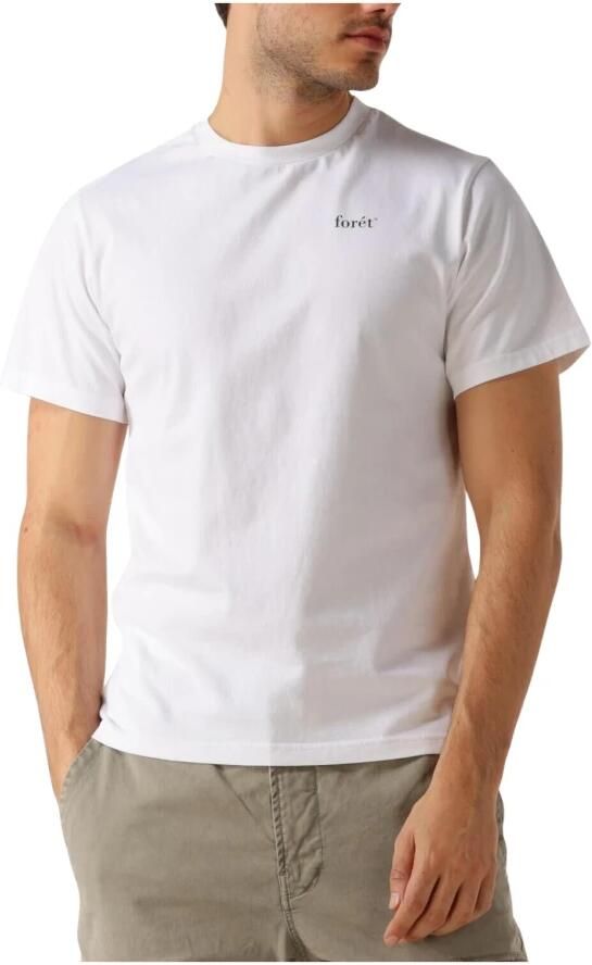 FORÉT Forét Heren Polo's & T-shirts Ocean T-shirt Wit - Foto 3