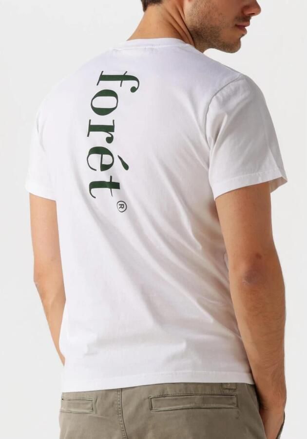FORÉT Forét Heren Polo's & T-shirts Ocean T-shirt Wit - Foto 2