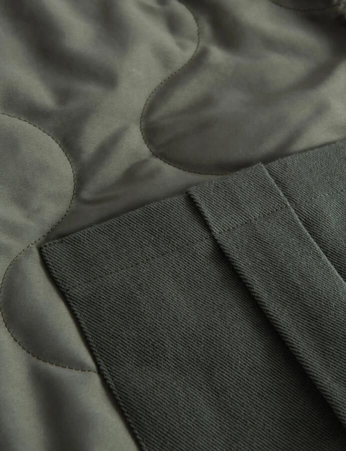 Forét Omkeerbaar Gewatteerd Vest Green Heren - Foto 5