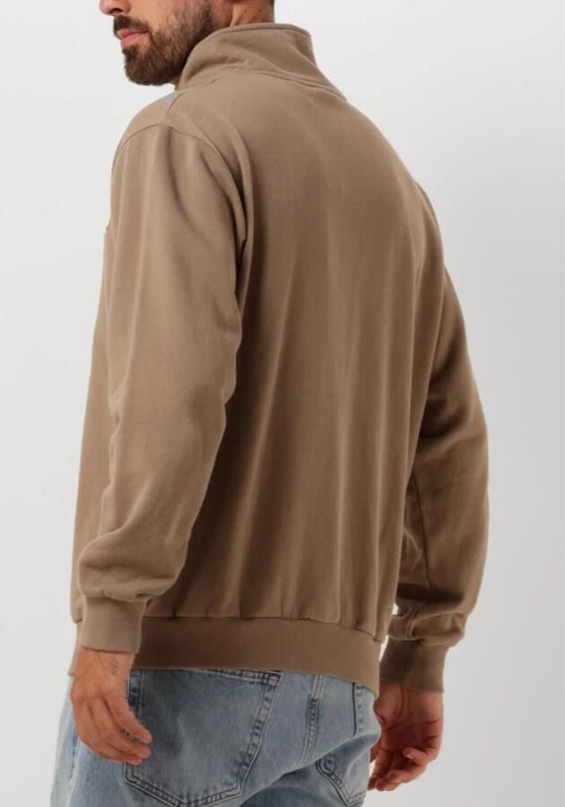 FORÉT Forét Heren Truien & Vesten Log Half Zip Sweatshirt Taupe - Foto 2