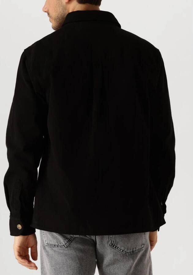 FORÉT Forét Heren Overshirts Fellow Twill Shirt Zwart - Foto 2