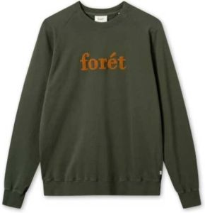 Forét Donkergroene Sweater Spruce Sweatshirt