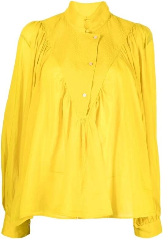 Forte Blouse & overhemd Yellow Dames